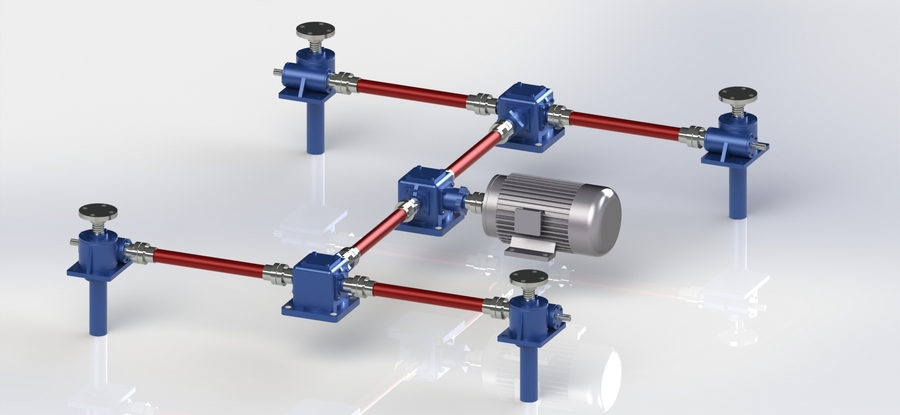 H型4臺聯(lián)動升降平臺 H型4臺聯(lián)動升降平臺